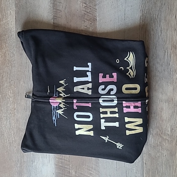 UNISEX Small - Look Human Zip-Up Hoodie - Picture 2 of 6